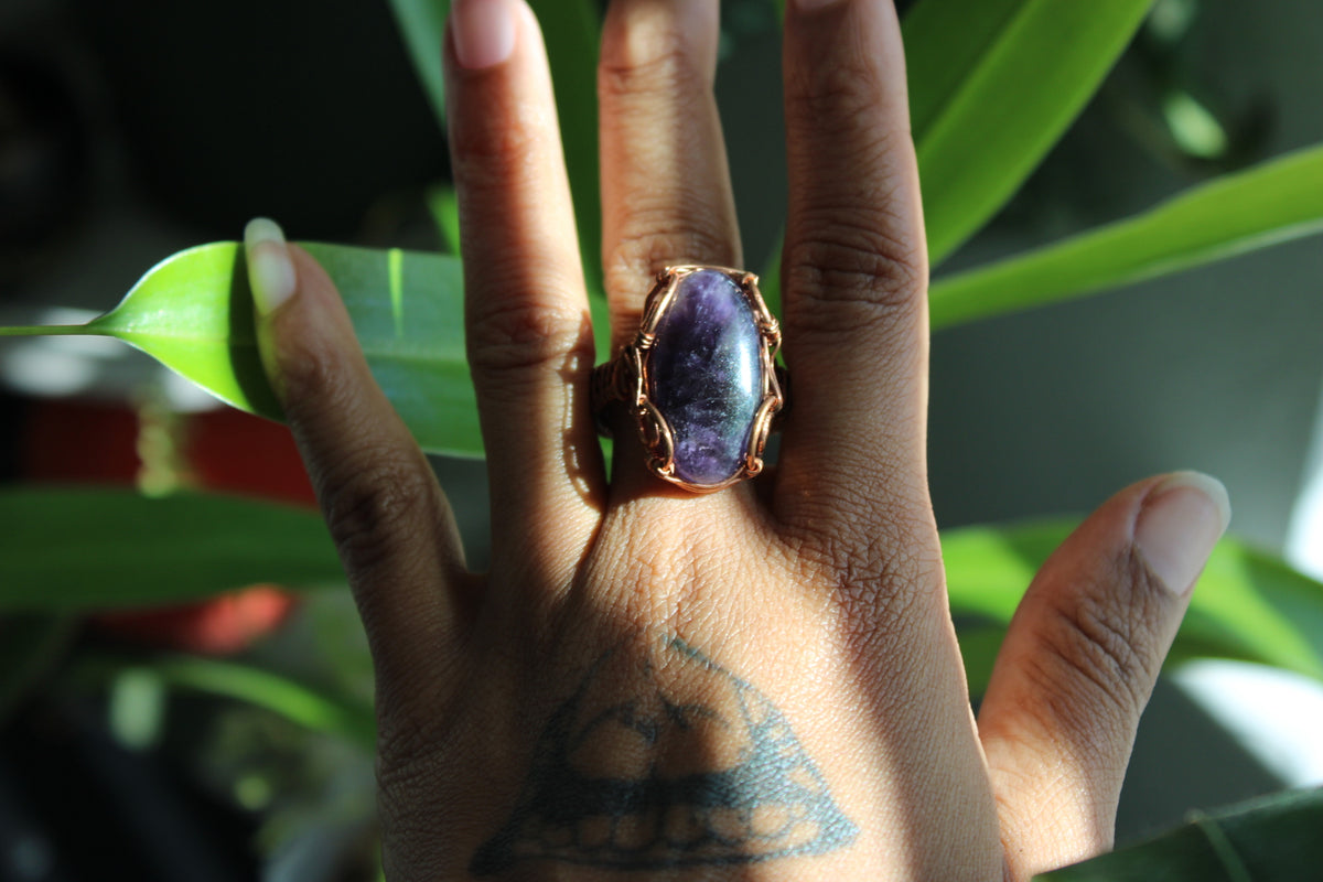 Kenza Amethyst Ring