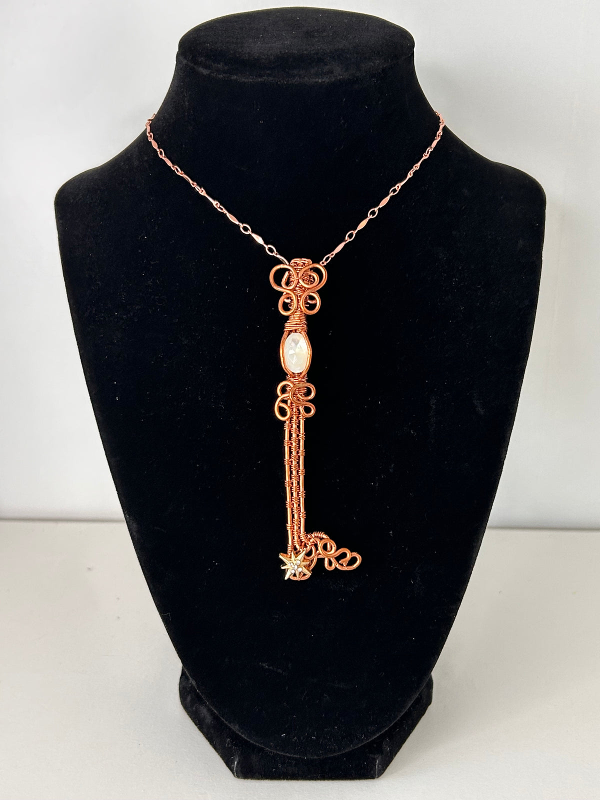 Lunar Rosa Mother of Pearl Key
