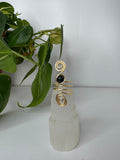 Bloodstone Spiral Ring