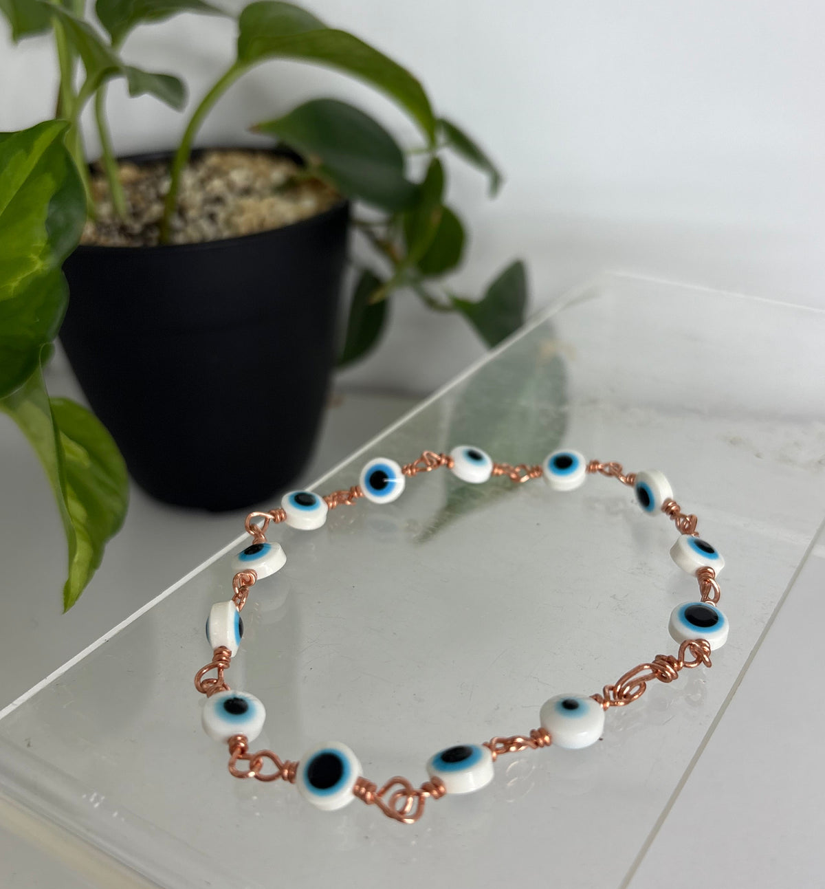 Evil Eye Copper Bracelet