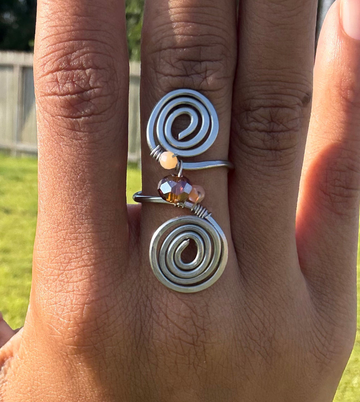 Misty Swirl Ring
