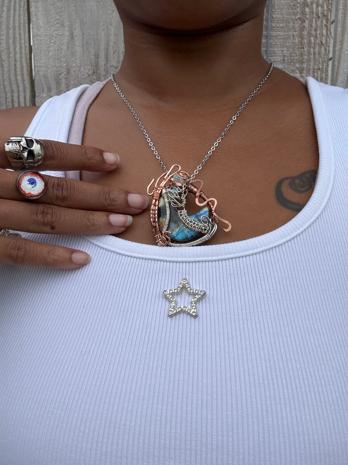 Celestial Crescent Pendant