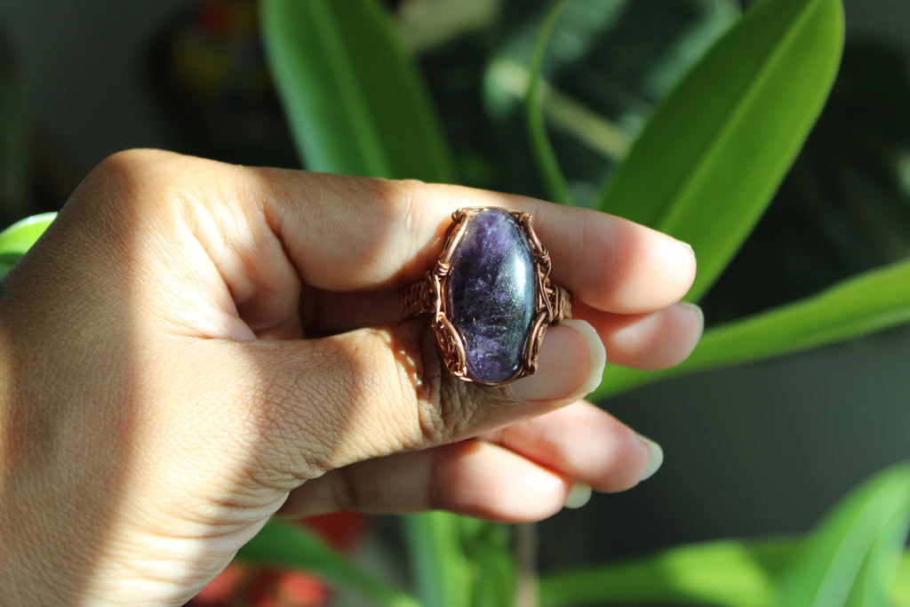 Kenza Amethyst Ring