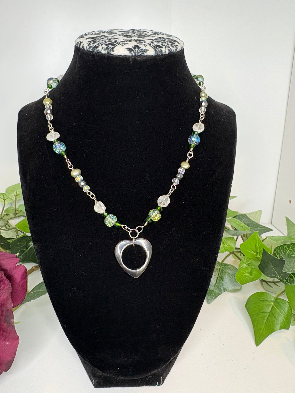 Nix Moonstone Heart Necklace