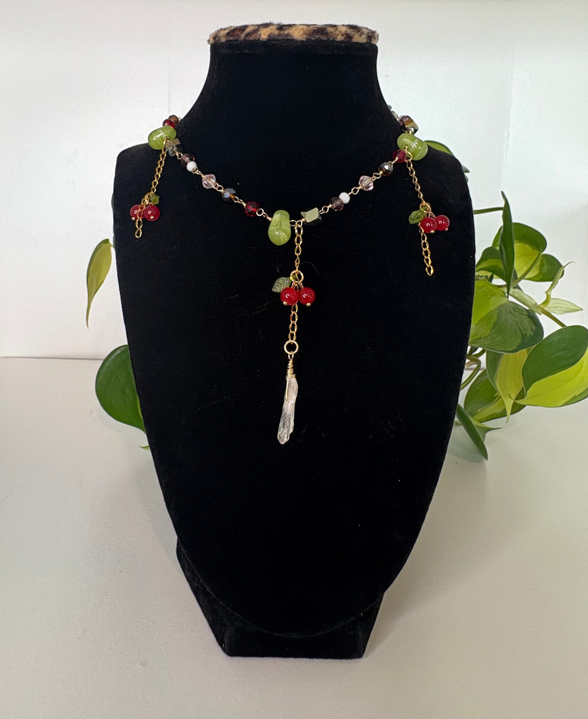 Cherry Quartz Necklace