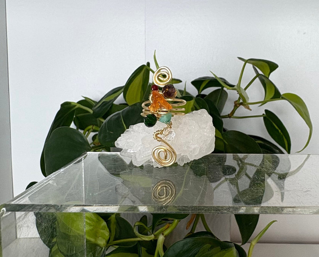 Fire Opal Faerie Ring