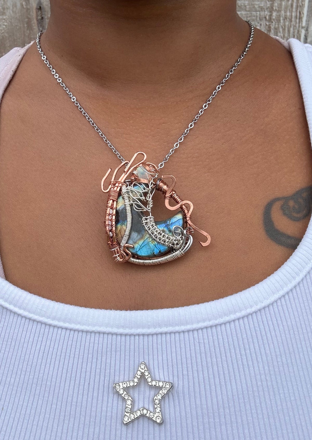 Celestial Crescent Pendant