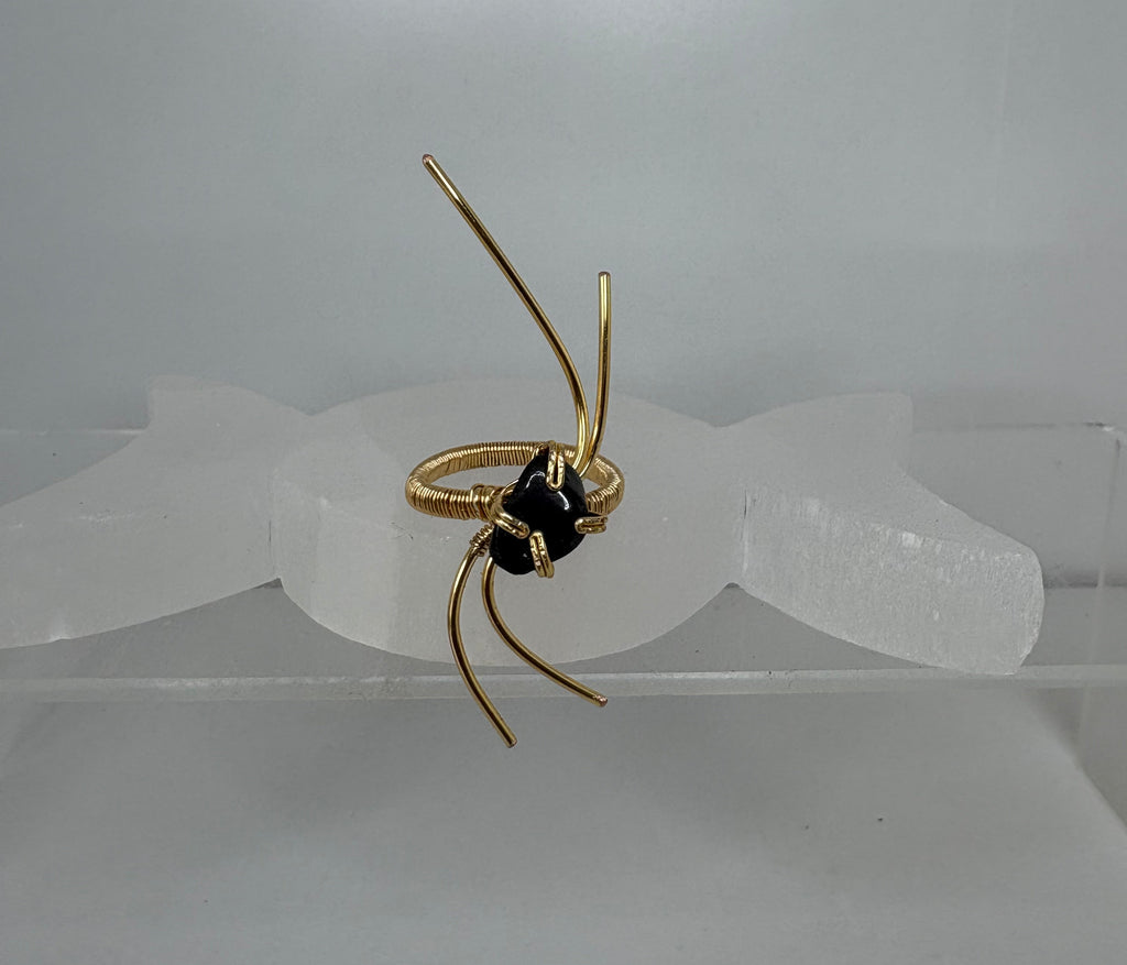 Harmonia Hematite Ring