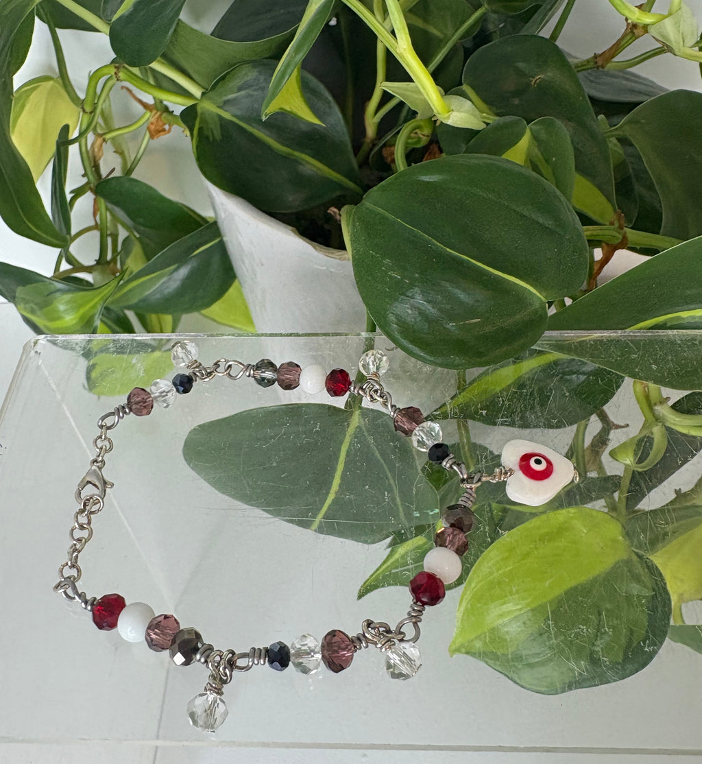 Cat's Eye Beaded Bracelet
