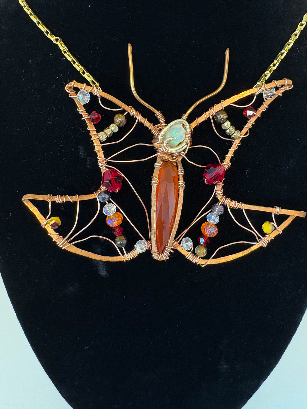 Sunbeam Butterfly Pendant
