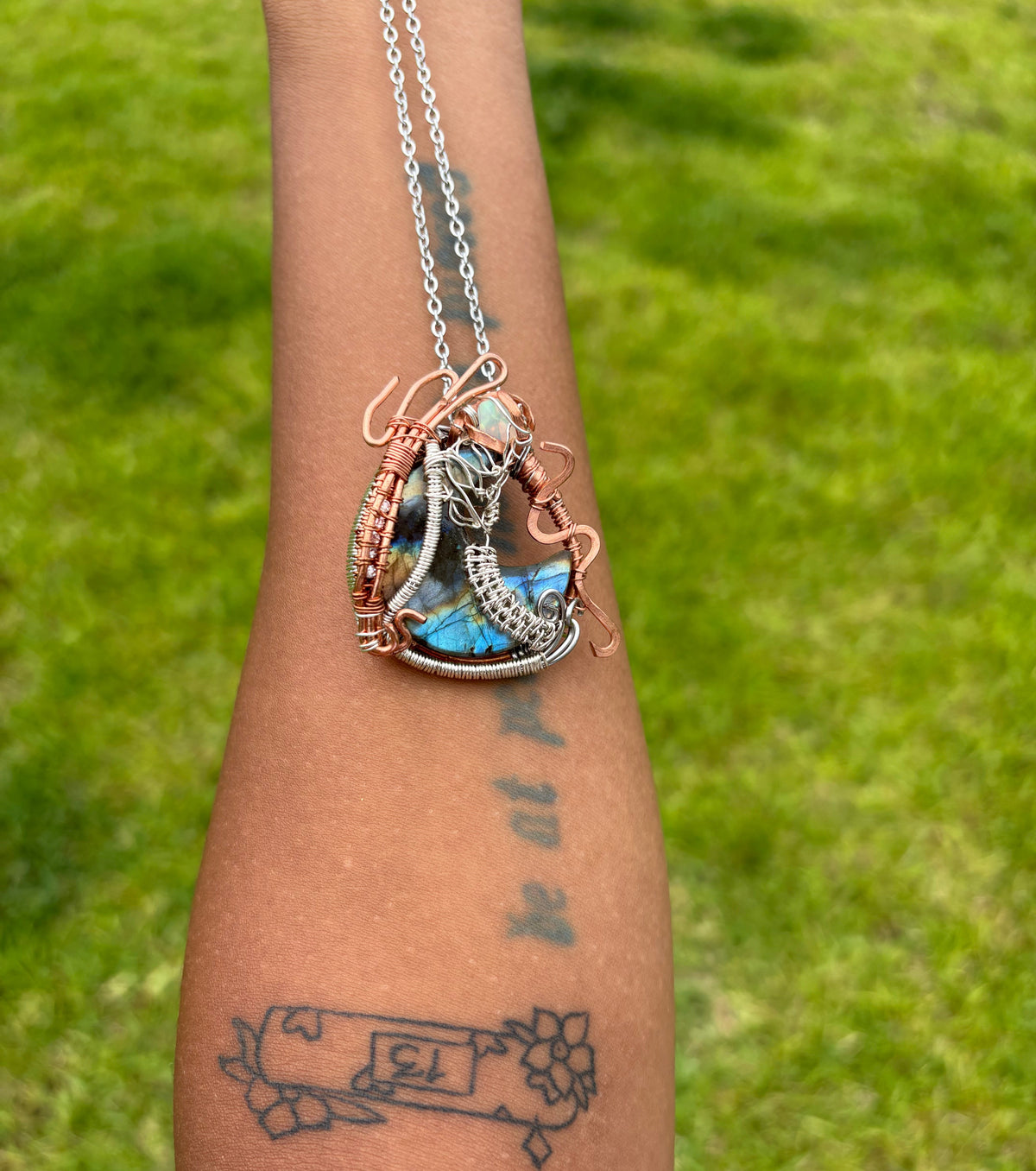 Celestial Crescent Pendant
