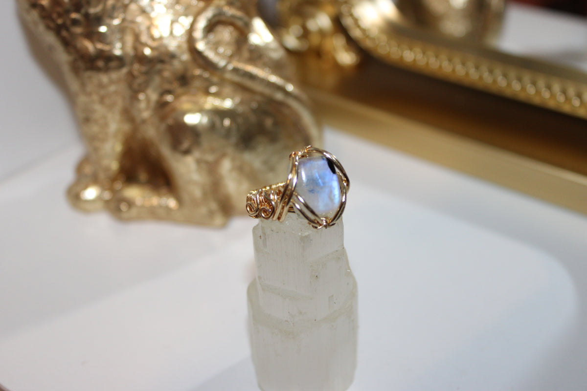 Celestial Empress Moonstone Ring