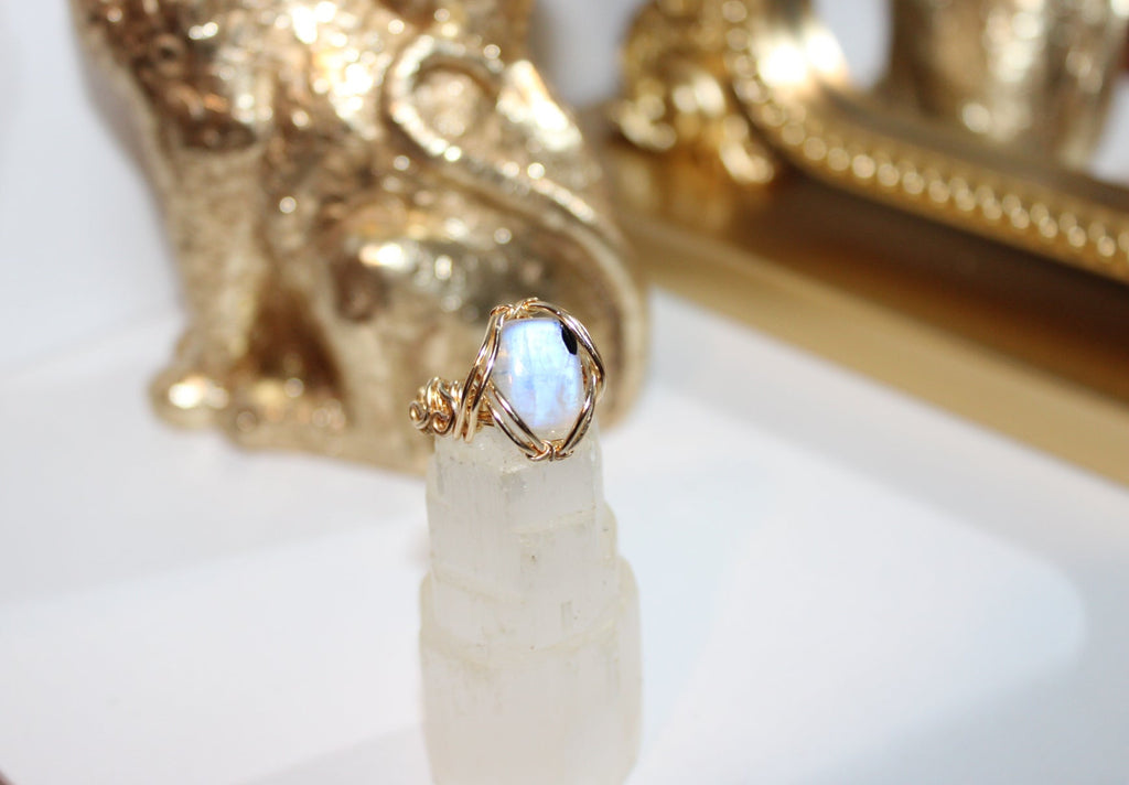 Celestial Empress Moonstone Ring