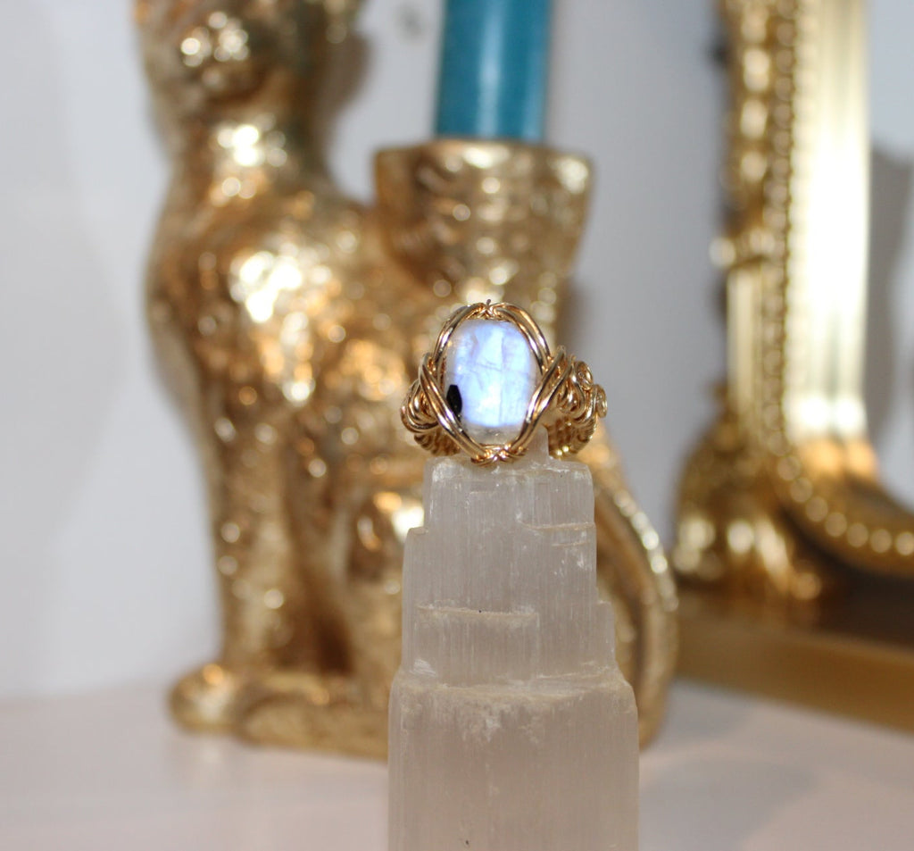 Celestial Empress Moonstone Ring