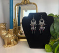 Artemis Amethyst Statement Earrings