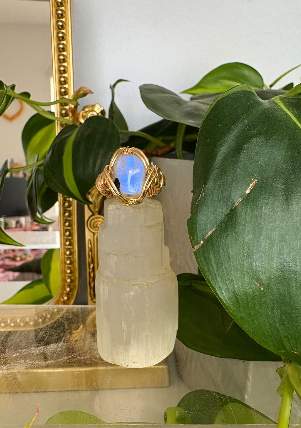 Celestial Empress Moonstone Ring