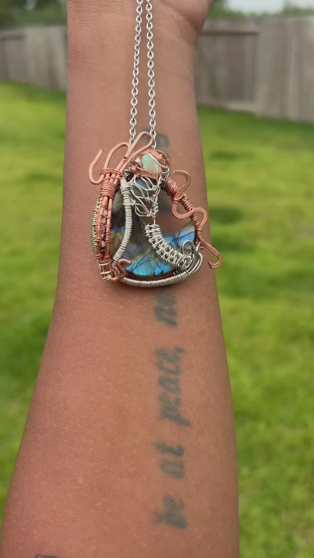 Celestial Crescent Pendant
