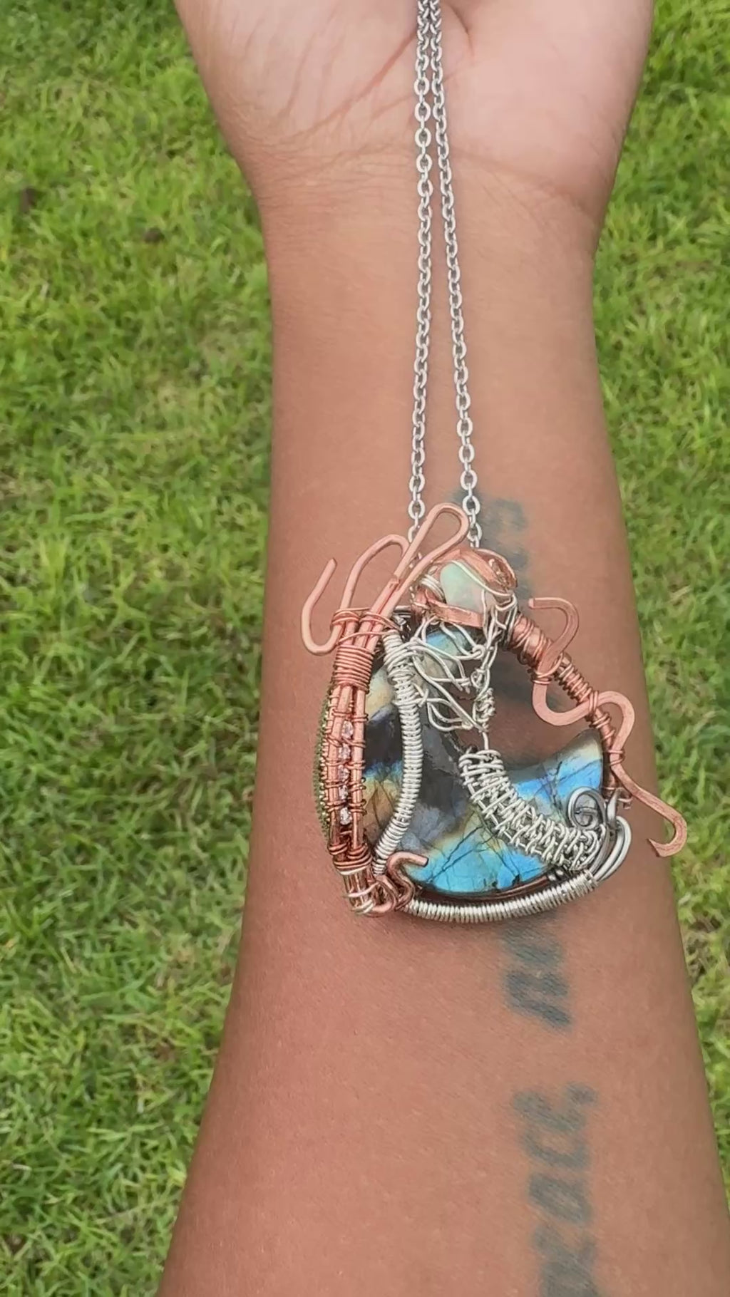 Celestial Crescent Pendant