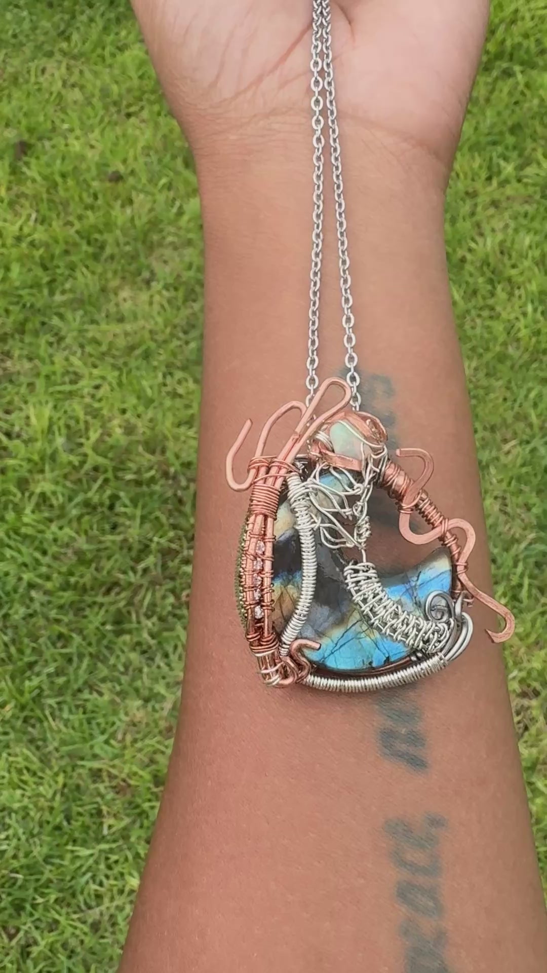 Celestial Crescent Pendant