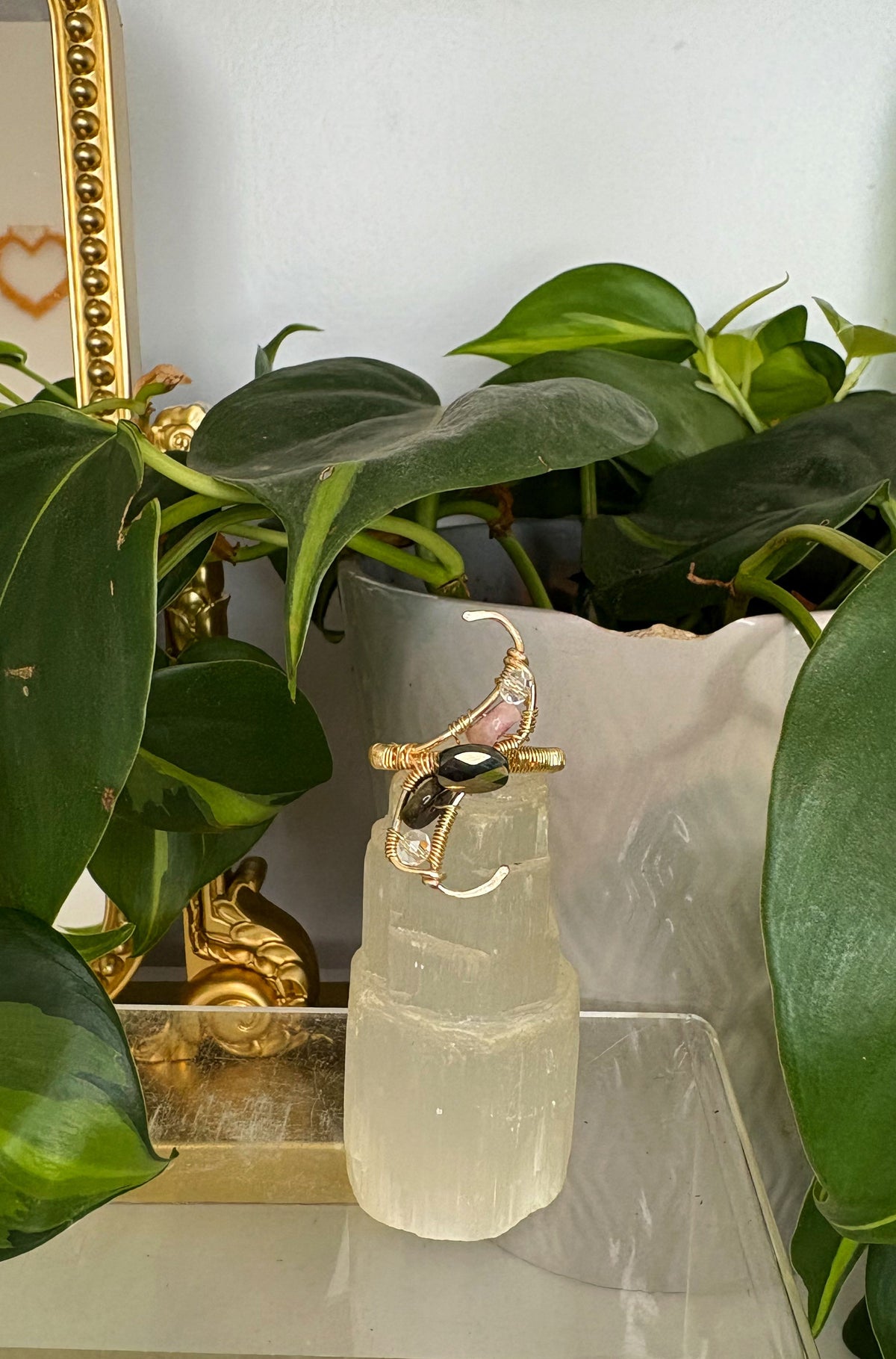 Renee Watermelon Tourmaline Curve Ring